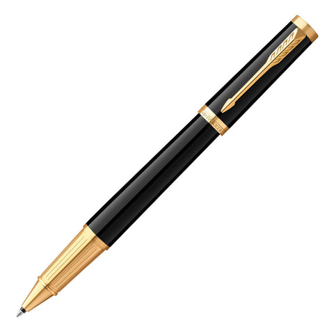 Parker Ingenuity Rollerball Pen Black with Gold Trim