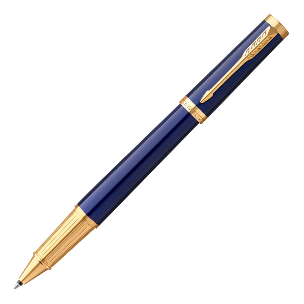Parker Ingenuity Rollerball Pen Blue with Gold Trim