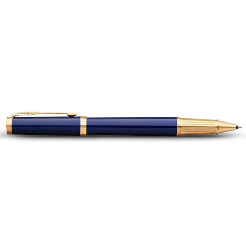 Parker Ingenuity Rollerball Pen Blue with Gold Trim