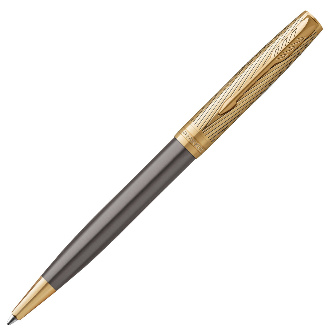 Parker Sonnet Pioneers Collection Ballpoint Pen Grey with Gold Trim