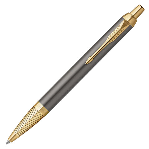 Parker IM Pioneers Collection Ballpoint Pen Grey with Gold Trim