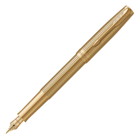 Parker Sonnet Fountain Pen Cisele Gold 18kt Nib