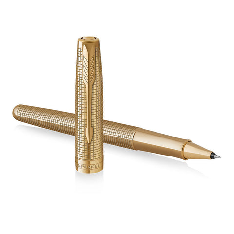 Parker Sonnet Rollerball Pen Cisele Gold