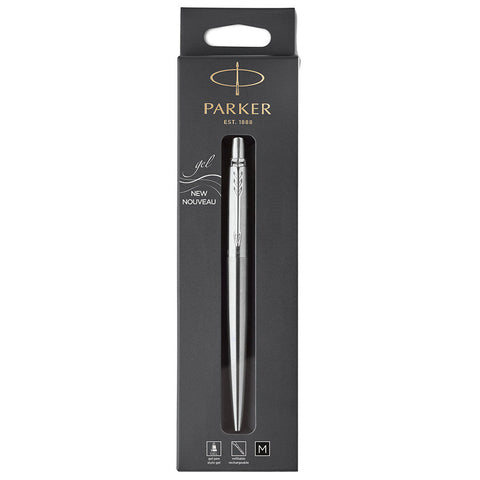 Parker Jotter Gel Pen Stainless Steel with Chrome Trim