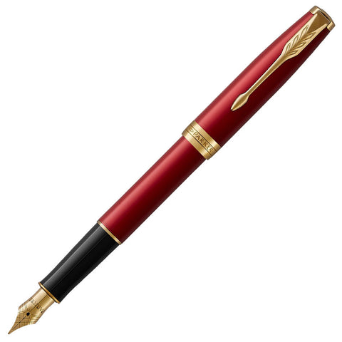 Parker Sonnet Fountain Pen Red Lacquer