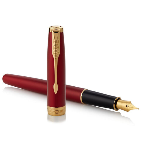 Parker Sonnet Fountain Pen Red Lacquer