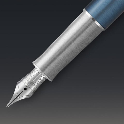 Parker Sonnet Fountain Pen Metal Blue