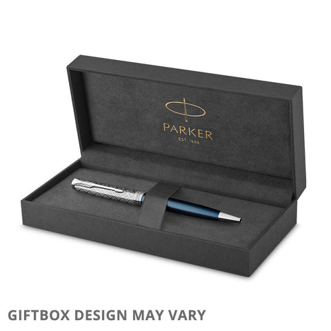 Parker Sonnet Ballpoint Pen Metal Blue