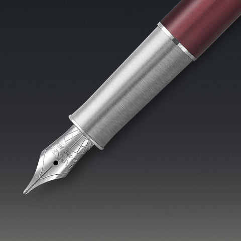 Parker Sonnet Fountain Pen Metal Red