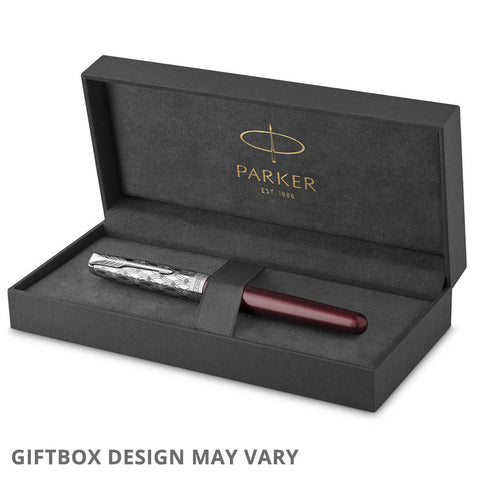 Parker Sonnet Fountain Pen Metal Red