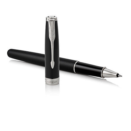 Parker Sonnet Rollerball Pen Matte Black Lacquer with Palladium Trim