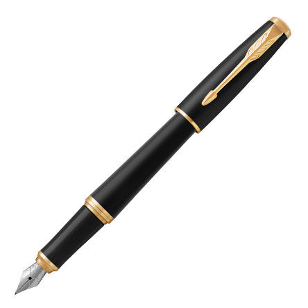 Parker Urban Fountain Pen Muted Black with Gold Trim