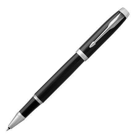 Parker IM Rollerball Pen Black Lacquer with Chrome Trim