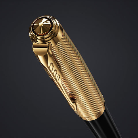 Parker 51 Fountain Pen Black with Gold Nib