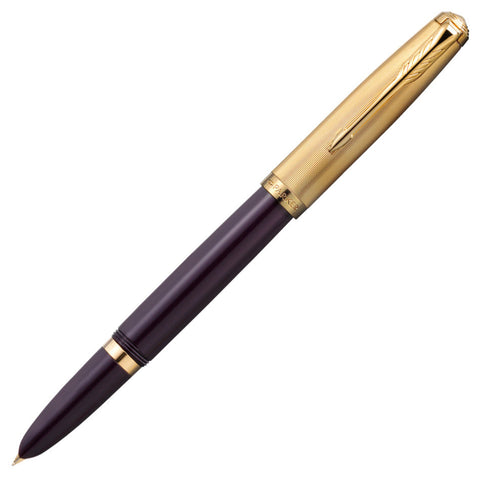 Parker 51 Fountain Pen Plum with Gold Nib