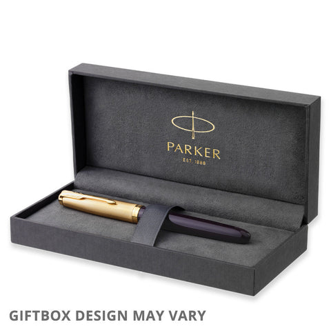 Parker 51 Fountain Pen Plum with Gold Nib
