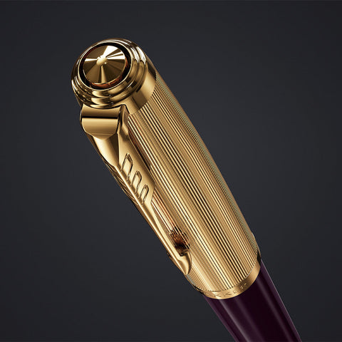 Parker 51 Ballpoint Pen Plum with Gold Trim