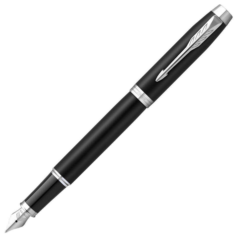 Parker IM Fountain Pen Matt Black with Chrome Trim
