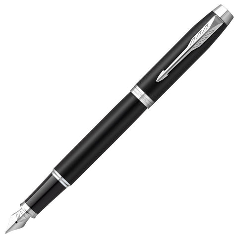 Parker IM Fountain Pen Matt Black with Chrome Trim
