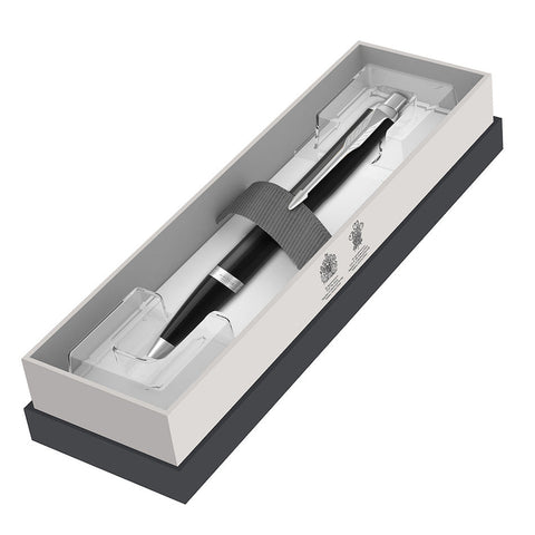 Parker IM Ballpoint Pen Matte Black with Chrome Trim