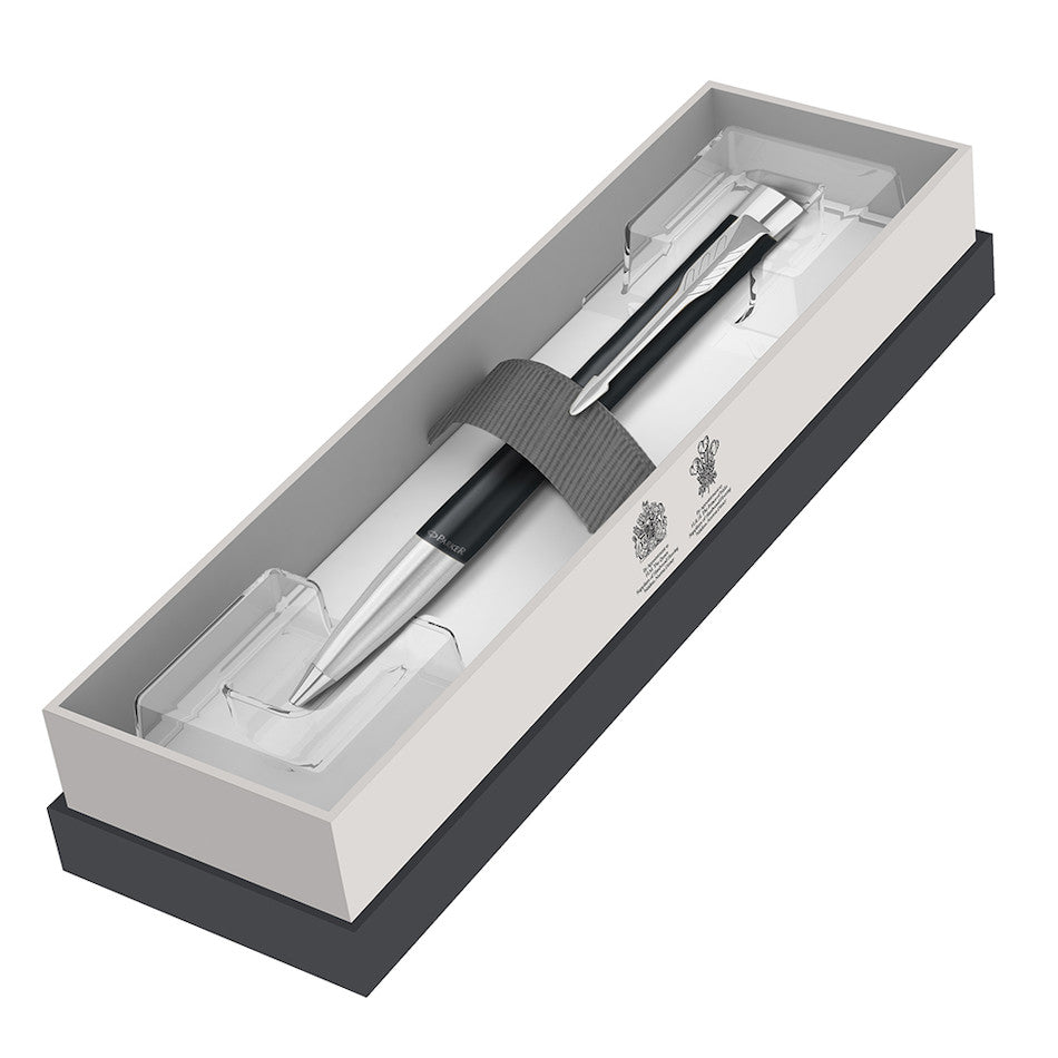 Parker Urban Twist Ballpoint Pen Muted Black with Chrome Trim in Giftbox