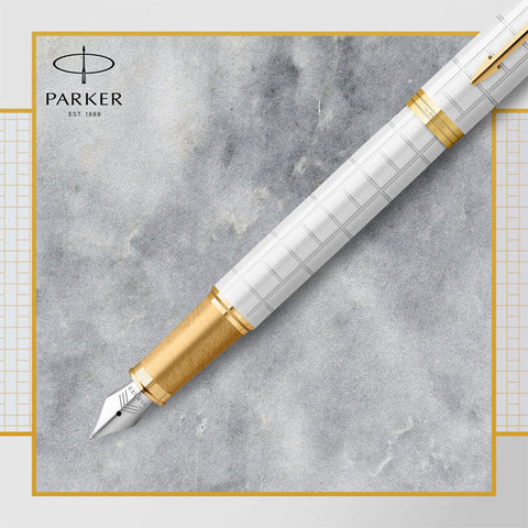 Parker IM Premium Fountain Pen Pearl