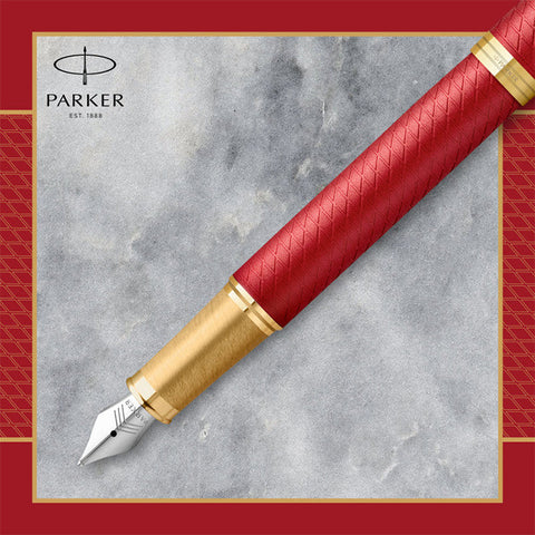 Parker IM Premium Fountain Pen Red