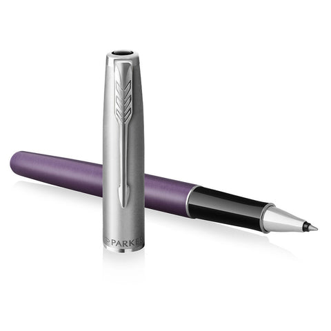 Parker Sonnet Sand Blasted Metal Rollerball Pen Violet