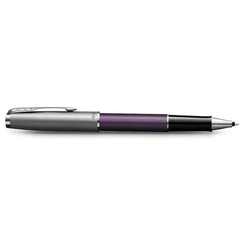 Parker Sonnet Sand Blasted Metal Rollerball Pen Violet