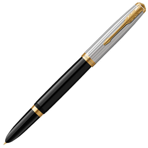 Parker 51 Fountain Pen Black with Gold Trim
