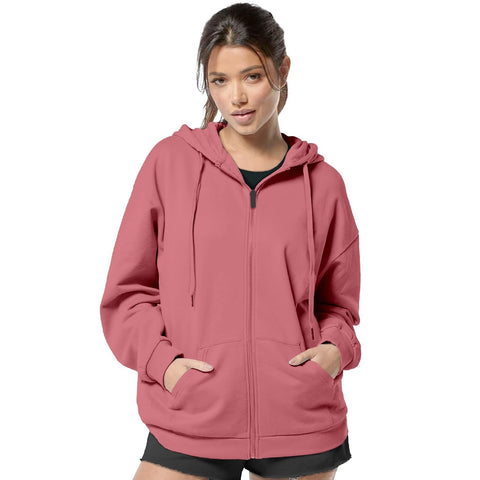 Women's Cute Hoodies Teen Girl Winter Jacket Sweatshirts Casual Drawstring Clothes Zip Up Hoodie with Pocket