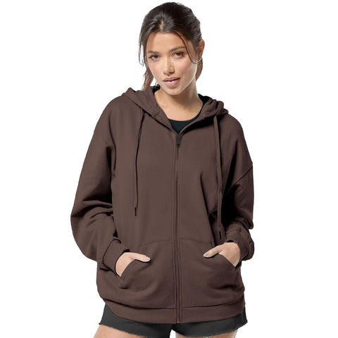 Women's Cute Hoodies Teen Girl Winter Jacket Sweatshirts Casual Drawstring Clothes Zip Up Hoodie with Pocket (Copy)