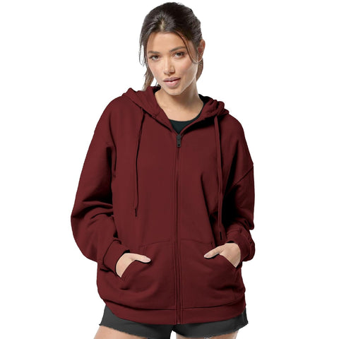 Women's Cute Hoodies Teen Girl Winter Jacket Sweatshirts Casual Drawstring Clothes Zip Up Hoodie with Pocket (Copy) (Copy)