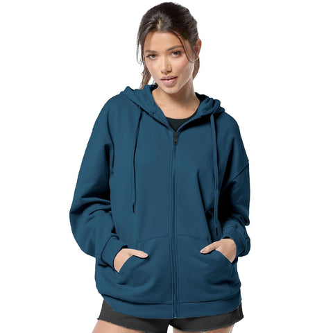 Women's Cute Hoodies Teen Girl Winter Jacket Sweatshirts Casual Drawstring Clothes Zip Up Hoodie with Pocket (Copy) (Copy)